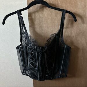 Black Victoria's Secret Corset Top